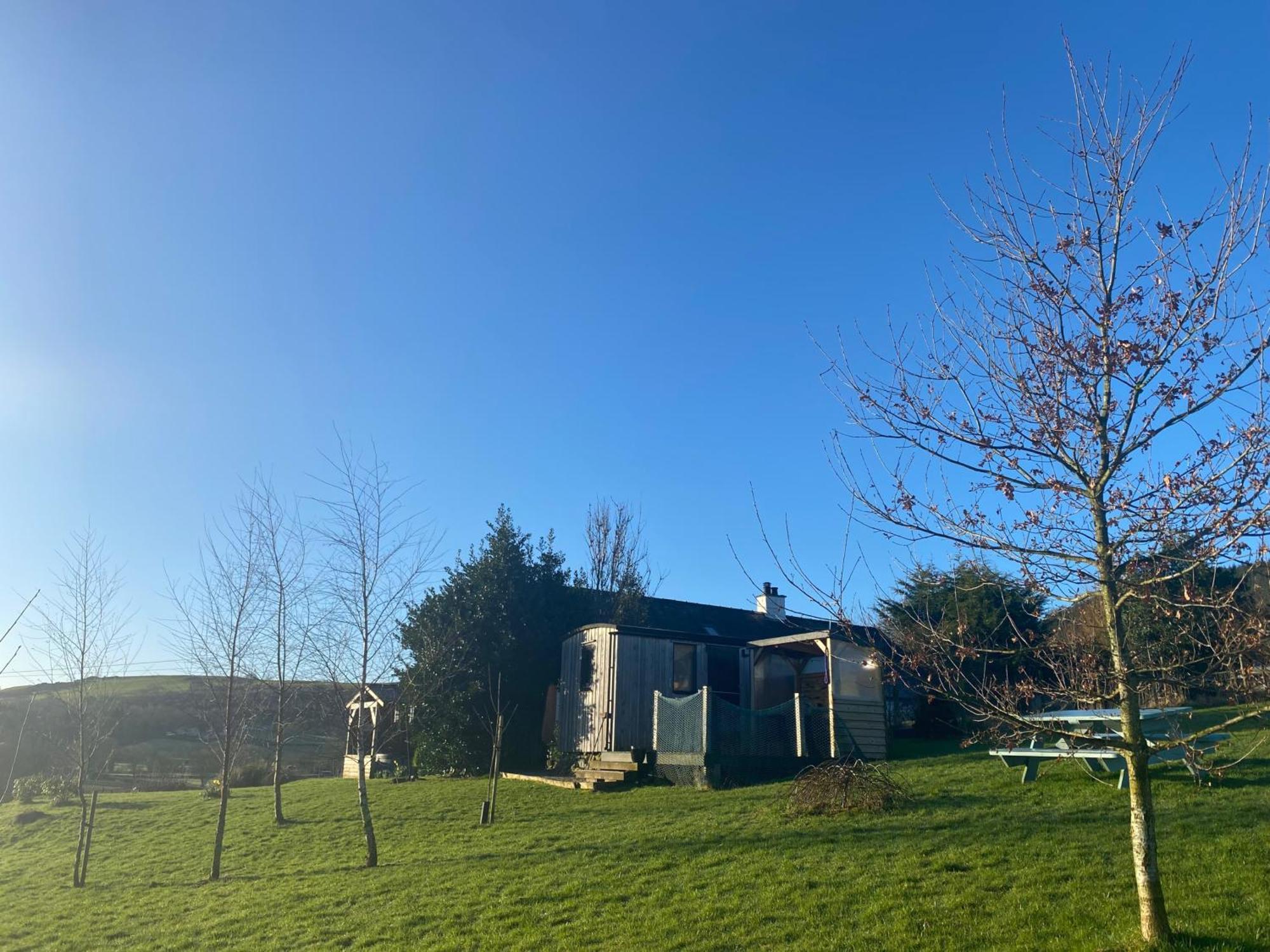 Stunning Shepherds Hut Rural Bliss دومفريس المظهر الخارجي الصورة